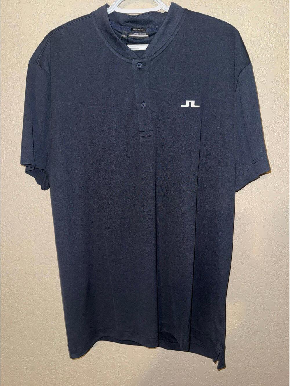 J.Lindeberg Bode Polo Shirt – XXL – Navy – New With Tags Fits like XL/XXL.